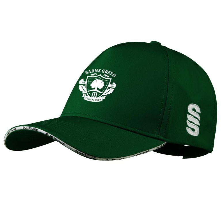 Barns Green CC  Playing Baseball Cap - Green